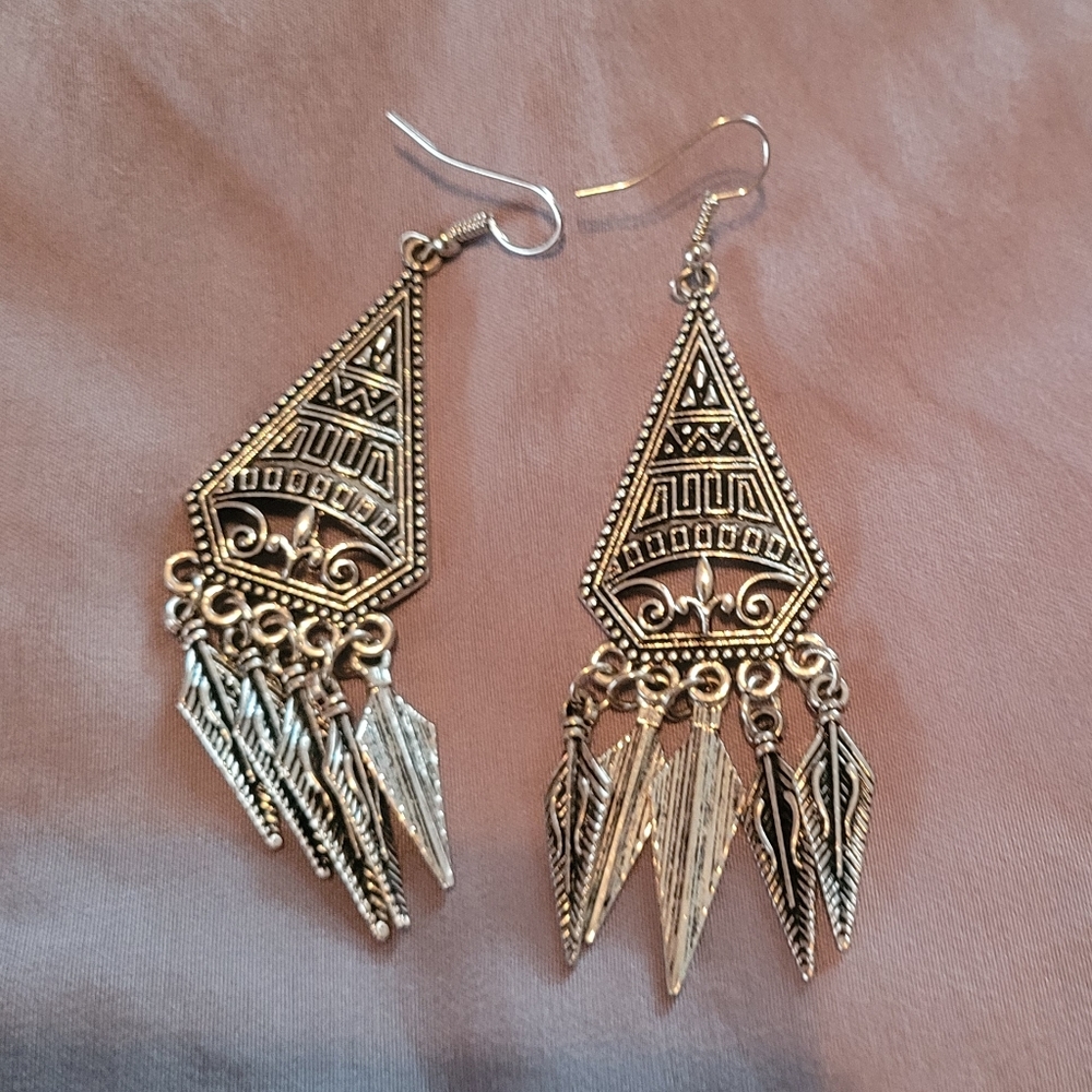 Silver Dangle Earrings